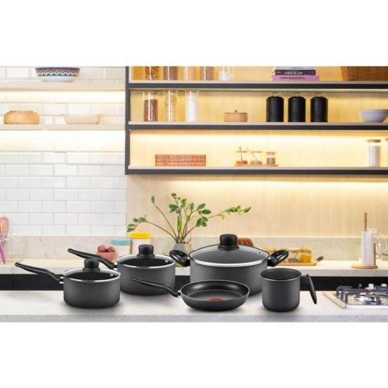 Jogo de Panelas Rochedo Robusta Grafite 5 Peças por 712,00 à vista no boleto/pix ou parcele em até 10x sem juros. Compre na loja Mundomax!