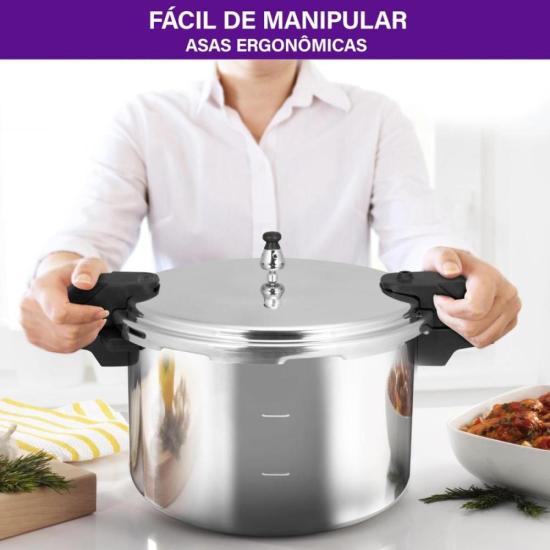 Panela de Pressão de Alta Capacidade Rochedo Pro 15L por 540,00 à vista no boleto/pix ou parcele em até 10x sem juros. Compre na loja Mundomax!