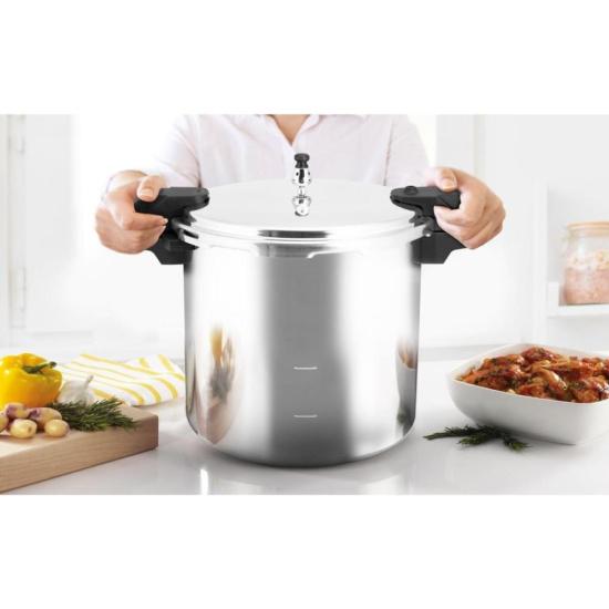 Panela de Pressão de Alta Capacidade Rochedo Pro 20L por 580,00 à vista no boleto/pix ou parcele em até 10x sem juros. Compre na loja Mundomax!