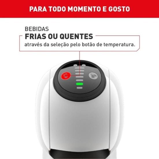 Cafeteira Espresso Arno Nescafé Dolce Gusto Genio S Basic Branca 127v por 534,00 à vista no boleto/pix ou parcele em até 10x sem juros. Compre na loja Mundomax!