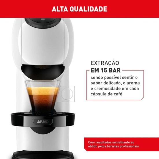 Cafeteira Espresso Arno Nescafé Dolce Gusto Genio S Basic Branca 220v por 534,00 à vista no boleto/pix ou parcele em até 10x sem juros. Compre na loja Mundomax!