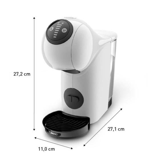 Cafeteira Espresso Arno Nescafé Dolce Gusto Genio S Basic Branca 220v por 534,00 à vista no boleto/pix ou parcele em até 10x sem juros. Compre na loja Mundomax!