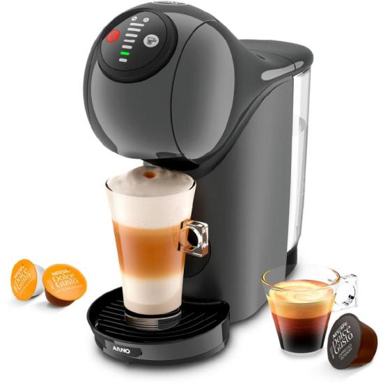 Cafeteira Espresso Arno Nescafé Dolce Gusto Genio S Basic Grafite 127v por 534,00 à vista no boleto/pix ou parcele em até 10x sem juros. Compre na loja Mundomax!