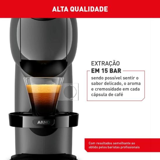 Cafeteira Espresso Arno Nescafé Dolce Gusto Genio S Basic Grafite 220v por 534,00 à vista no boleto/pix ou parcele em até 10x sem juros. Compre na loja Mundomax!