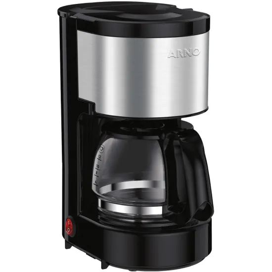 Cafeteira Elétrica Arno Perfectta Inox 600ml Jarra de Vidro 127V (87069)