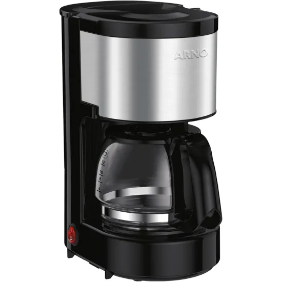 Cafeteira Elétrica Arno Perfectta Inox 600ml Jarra de Vidro 220V (87070)