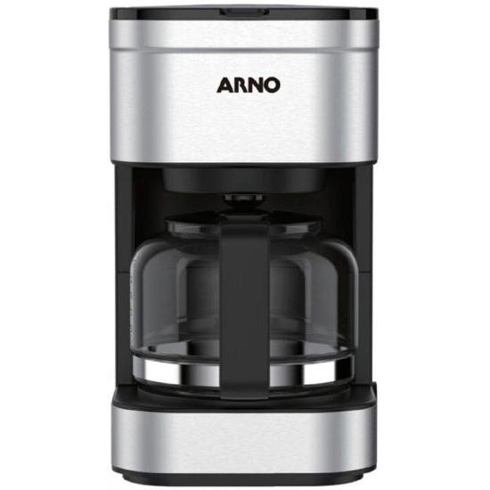 Cafeteira Elétrica Arno Preferita Inox 750ml Jarra de Vidro 220V por 215,00 à vista no boleto/pix ou parcele em até 8x sem juros. Compre na loja Mundomax!