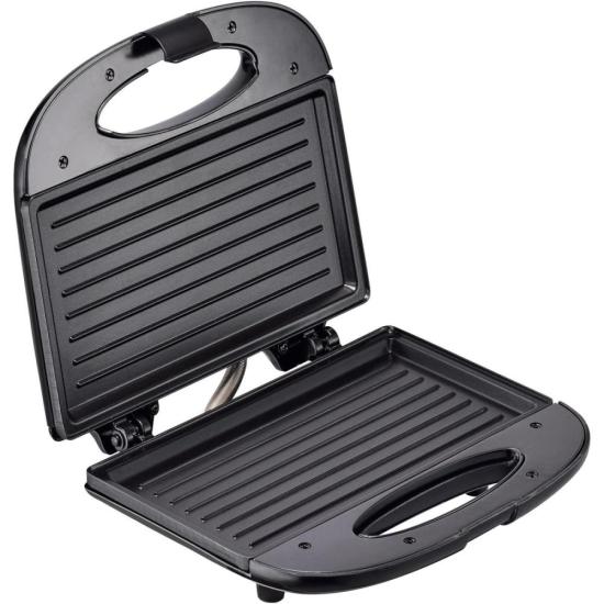 Sanduicheira e Grill Arno Sacb Antiaderente Preta 220v por 166,00 à vista no boleto/pix ou parcele em até 6x sem juros. Compre na loja Mundomax!