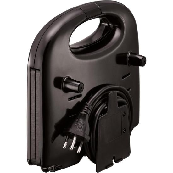 Sanduicheira e Grill Arno Sacb Antiaderente Preta 220v por 166,00 à vista no boleto/pix ou parcele em até 6x sem juros. Compre na loja Mundomax!