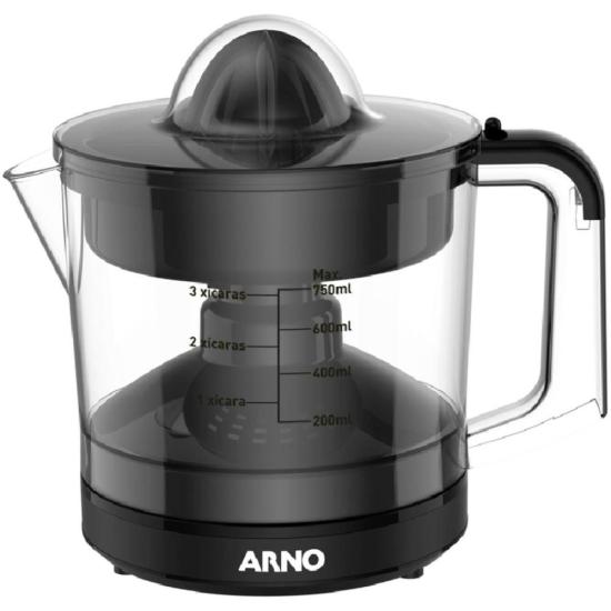 Espremedor de Frutas Arno Express CP31 40W 750ml Preto 127V por 137,00 à vista no boleto/pix ou parcele em até 5x sem juros. Compre na loja Mundomax!