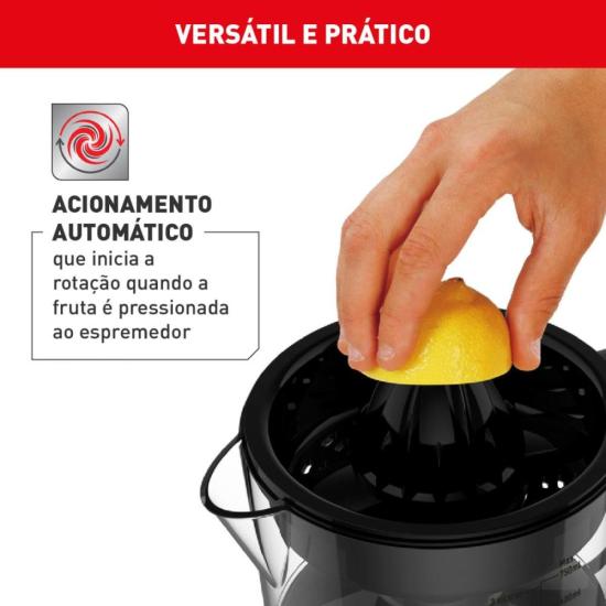 Espremedor de Frutas Arno Express CP31 40W 750ml Preto 127V por 137,00 à vista no boleto/pix ou parcele em até 5x sem juros. Compre na loja Mundomax!