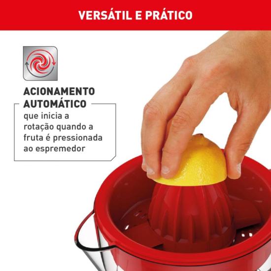 Espremedor de Frutas Arno Express CP32 40W 750ml Vermelho 127V por 137,00 à vista no boleto/pix ou parcele em até 5x sem juros. Compre na loja Mundomax!