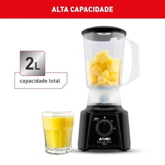 Liquidificador Arno Power Mix LQ10 550W Preto 127V por 138,00 à vista no boleto/pix ou parcele em até 5x sem juros. Compre na loja Mundomax!