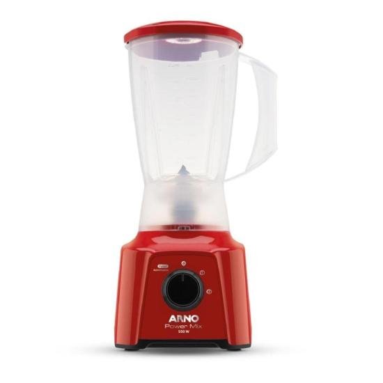 Liquidificador Arno Power Mix LQ11 550W Vermelho 127V por 138,00 à vista no boleto/pix ou parcele em até 5x sem juros. Compre na loja Mundomax!