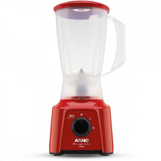 Liquidificador Arno Power Mix LQ11 550W Vermelho 220V por 128,00 à vista no boleto/pix ou parcele em até 5x sem juros. Compre na loja Mundomax!