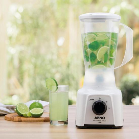 Liquidificador Arno Power Mix LQ12 550W Branco 220V por 128,00 à vista no boleto/pix ou parcele em até 5x sem juros. Compre na loja Mundomax!