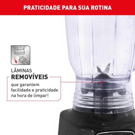 Liquidificador Arno Power Mix LQ33 700W Limpa Fácil Preto 220V por 204,00 à vista no boleto/pix ou parcele em até 8x sem juros. Compre na loja Mundomax!