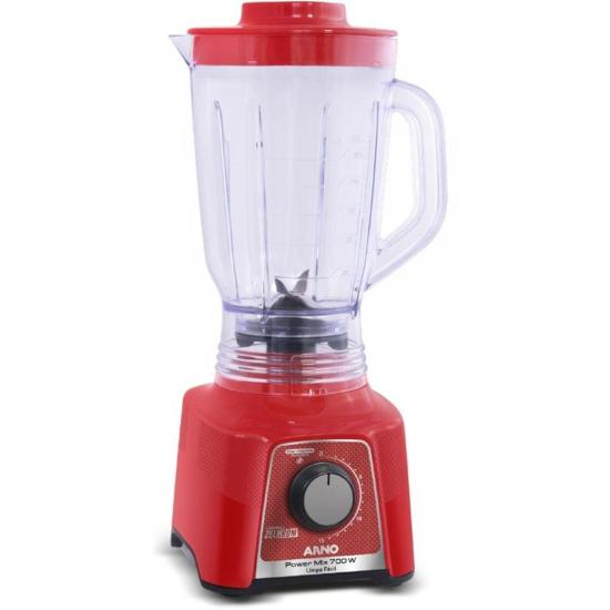 Liquidificador Arno Power Mix LQ34 700W Limpa Fácil Vermelho 127V por 204,00 à vista no boleto/pix ou parcele em até 8x sem juros. Compre na loja Mundomax!