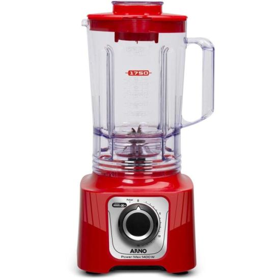 Liquidificador Arno Power Max LN63 1400W Vermelho 127V por 246,00 à vista no boleto/pix ou parcele em até 9x sem juros. Compre na loja Mundomax!
