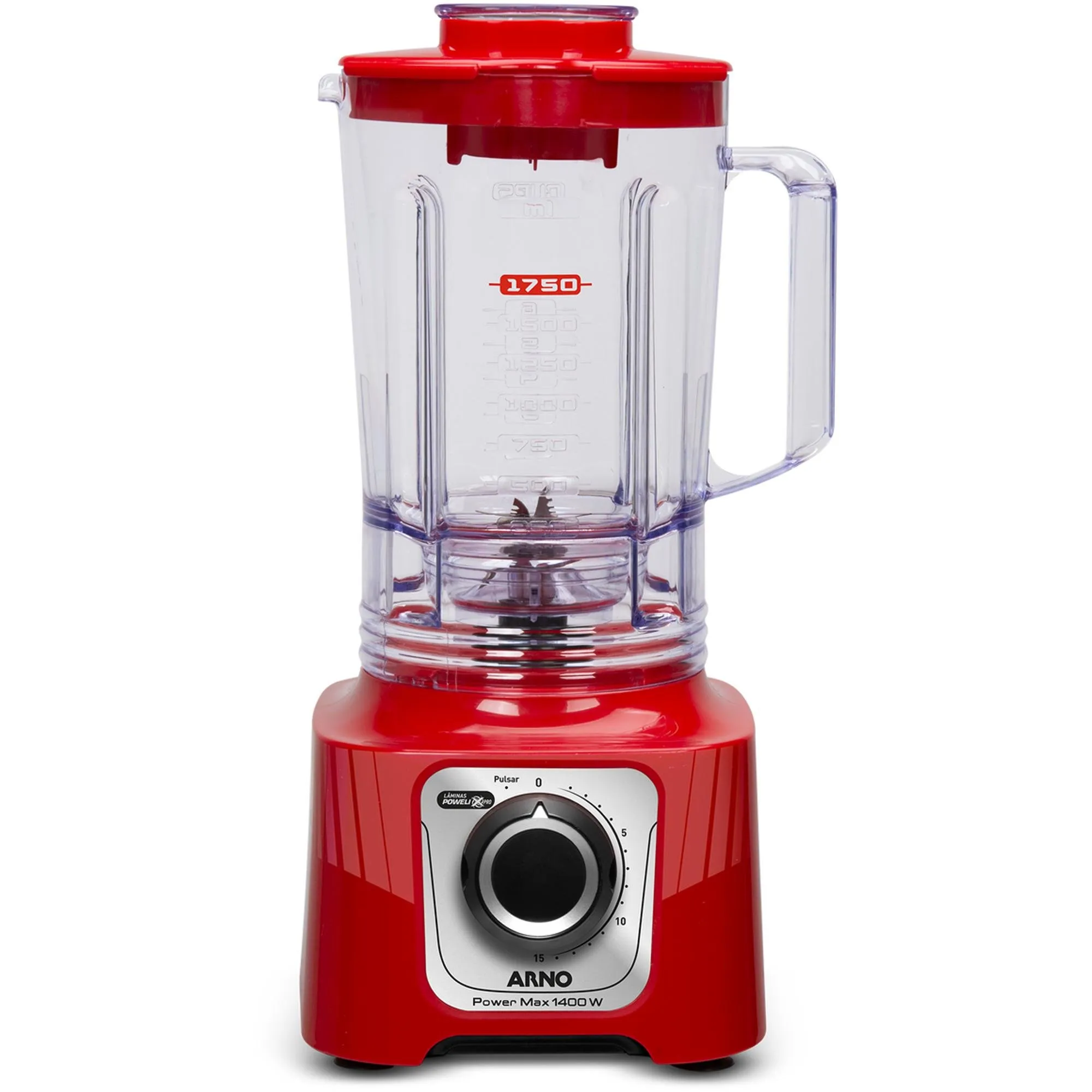 Liquidificador Arno Power Max LN63 1400W Vermelho 127V (87100)
