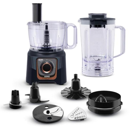Processador Arno Multichef 24 Funções MP72 700W 220V por 424,00 à vista no boleto/pix ou parcele em até 10x sem juros. Compre na loja Mundomax!