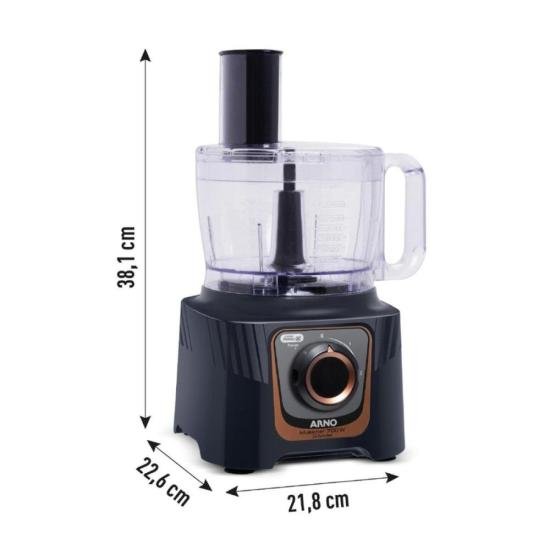 Processador Arno Multichef 24 Funções MP72 700W 220V por 424,00 à vista no boleto/pix ou parcele em até 10x sem juros. Compre na loja Mundomax!