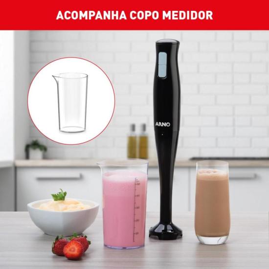 Mixer Arno Turbomix Duo MX21 Com Copo Medidor 200W 127V por 173,00 à vista no boleto/pix ou parcele em até 6x sem juros. Compre na loja Mundomax!