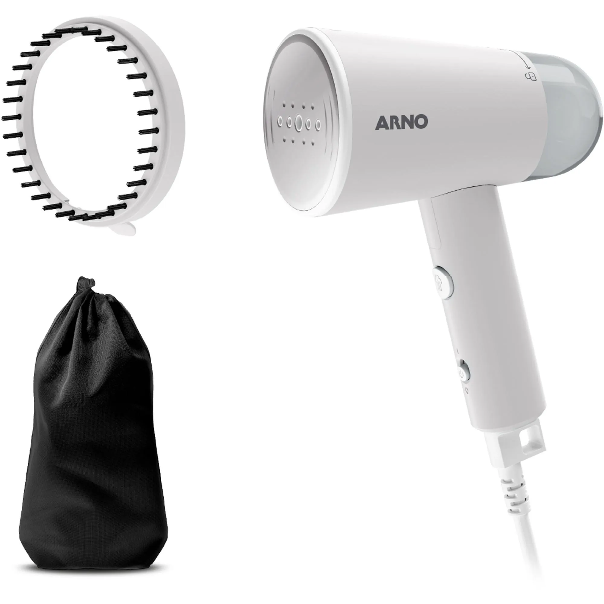 Vaporizador de Roupas Arno Steam Travel 1100W Cinza 220V (87115)