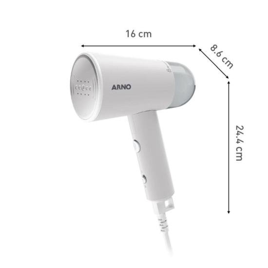 Vaporizador de Roupas Arno Steam Travel HS11 1100W Cinza 220V por 208,00 à vista no boleto/pix ou parcele em até 8x sem juros. Compre na loja Mundomax!