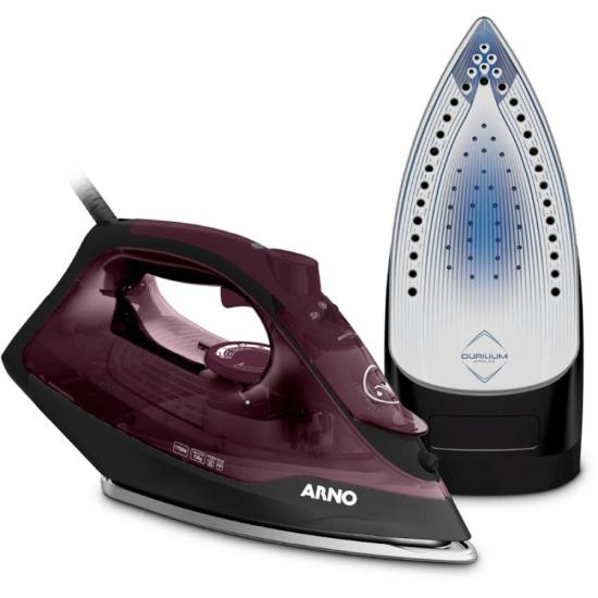 Ferro a Vapor Ultragliss com Base Durilium Airglide 1520W Vinho 220V por 304,00 à vista no boleto/pix ou parcele em até 10x sem juros. Compre na loja Mundomax!