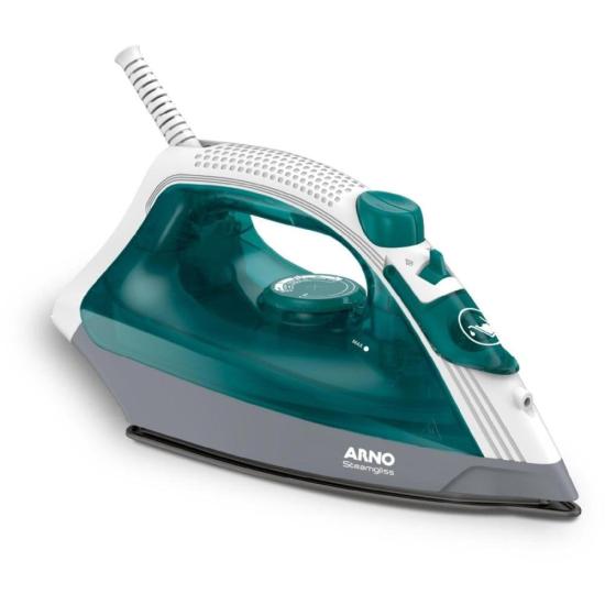 Ferro a Vapor Arno Steamgliss com Base Antiaderente FSGP 127V por 189,00 à vista no boleto/pix ou parcele em até 7x sem juros. Compre na loja Mundomax!