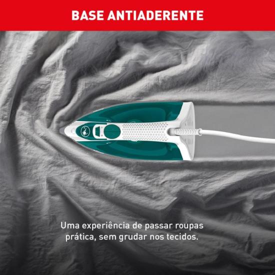 Ferro a Vapor Arno Steamgliss com Base Antiaderente FSGP 127V por 189,00 à vista no boleto/pix ou parcele em até 7x sem juros. Compre na loja Mundomax!