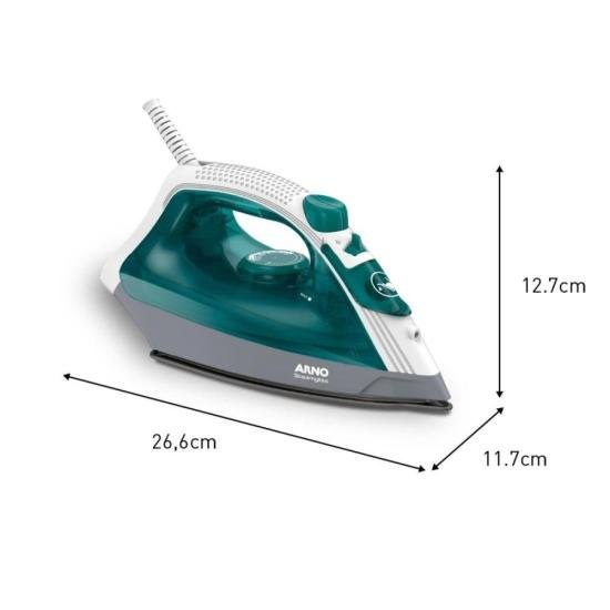 Ferro a Vapor Arno Steamgliss com Base Antiaderente FSGP 127V por 189,00 à vista no boleto/pix ou parcele em até 7x sem juros. Compre na loja Mundomax!