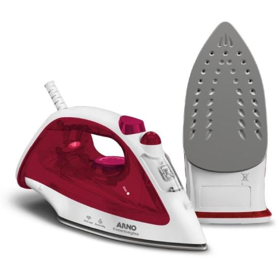 Ferro a Vapor Arno Essentialgliss com Base Antiaderente FMQ 220V por 129,00 à vista no boleto/pix ou parcele em até 5x sem juros. Compre na loja Mundomax!