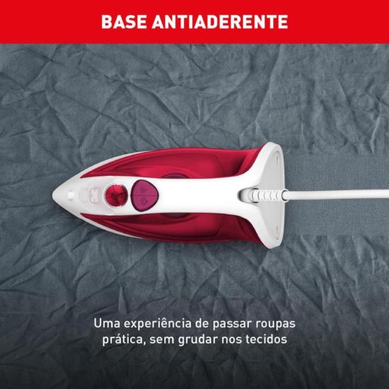 Ferro a Vapor Arno Essentialgliss com Base Antiaderente FMQ 127V por 131,00 à vista no boleto/pix ou parcele em até 5x sem juros. Compre na loja Mundomax!