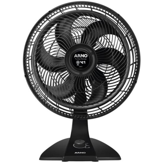 Ventilador Arno Turbo Force 2 em 1 Preto VF42 127v por 254,00 à vista no boleto/pix ou parcele em até 10x sem juros. Compre na loja Mundomax!