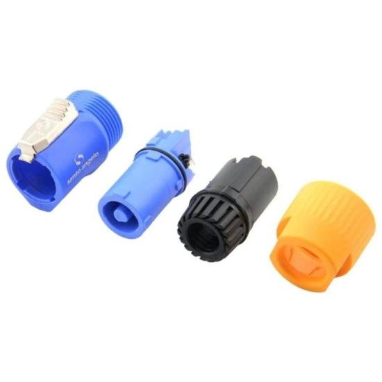 Conector Power Santo Angelo In SAC3FCA Azul e Amarelo por 38,00 à vista no boleto/pix ou parcele em até 1x sem juros. Compre na loja Mundomax!