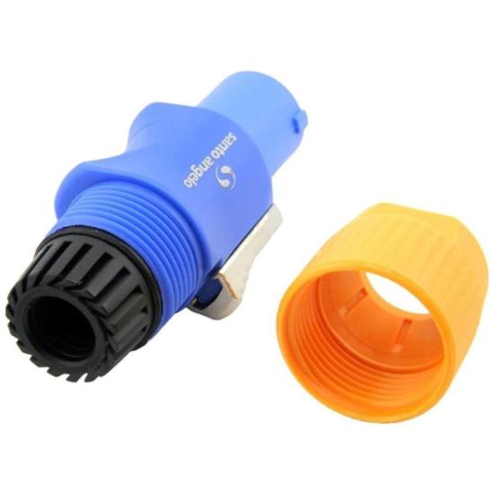 Conector Power Santo Angelo In SAC3FCA Azul e Amarelo por 38,00 à vista no boleto/pix ou parcele em até 1x sem juros. Compre na loja Mundomax!