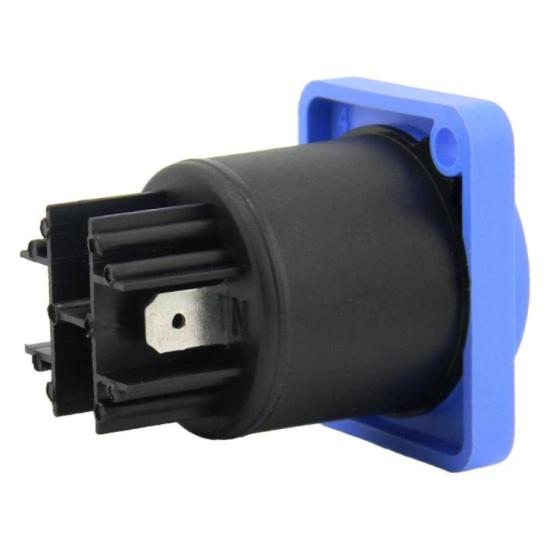 Conector Powercon Painel In Santo Angelo SAC3MPA Azul por 22,00 à vista no boleto/pix ou parcele em até 1x sem juros. Compre na loja Mundomax!