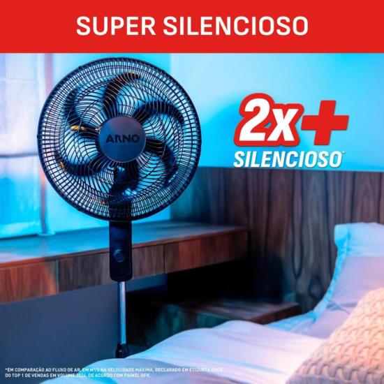 Ventilador de Coluna Arno Essential 40cm 6 Pás 140W VE2C 110V por 369,00 à vista no boleto/pix ou parcele em até 10x sem juros. Compre na loja Mundomax!