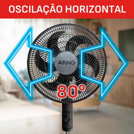 Ventilador de Coluna Arno Essential 40cm 6 Pás 140W VE2C 110V por 369,00 à vista no boleto/pix ou parcele em até 10x sem juros. Compre na loja Mundomax!