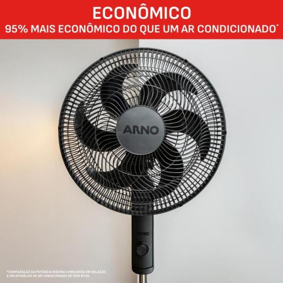 Ventilador de Coluna Arno Essential 40cm 6 Pás 140W VE2C 220V por 369,00 à vista no boleto/pix ou parcele em até 10x sem juros. Compre na loja Mundomax!