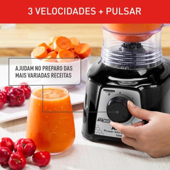 Liquidificador Arno Power Mix Essential LQ19 700W Preto 127V por 220,00 à vista no boleto/pix ou parcele em até 8x sem juros. Compre na loja Mundomax!