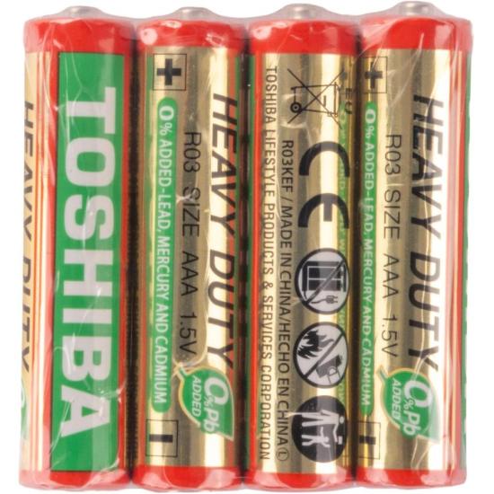 Pilha Zinco Toshiba Heavy Duty AAA Tubo (C/40 Pilhas) por 60,00 à vista no boleto/pix ou parcele em até 2x sem juros. Compre na loja Mundomax!