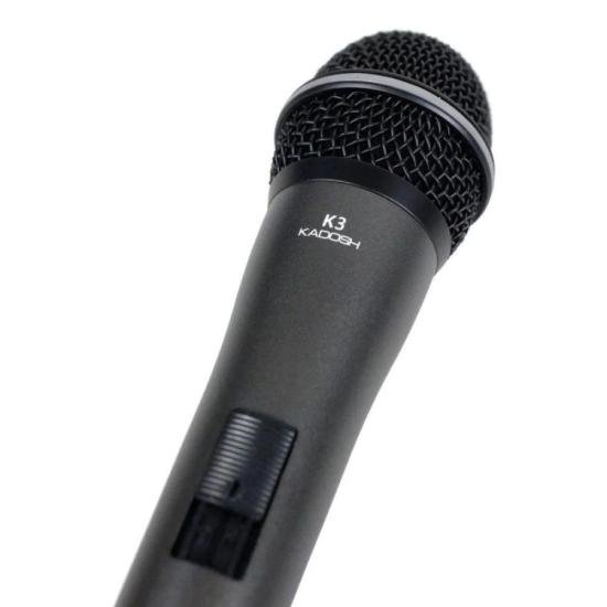 Microfone Dinâmico K3 - Kadosh por 259,00 à vista no boleto/pix ou parcele em até 10x sem juros. Compre na loja Mundomax!
