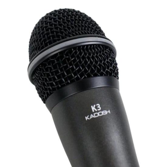 Microfone Dinâmico K3 - Kadosh por 259,00 à vista no boleto/pix ou parcele em até 10x sem juros. Compre na loja Mundomax!