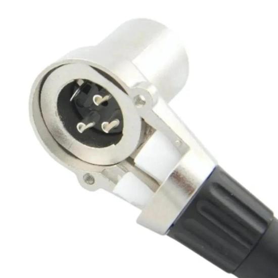 Conector Custom Sound GCA040 CS903 XLR Macho 90° Pro 3 polos por 25,00 à vista no boleto/pix ou parcele em até 1x sem juros. Compre na loja Mundomax!