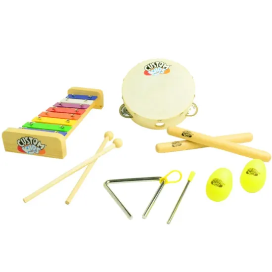 KIT PERCUSSÃO INAFNTIL CUSTOM SOUND CKPK por 149,00 à vista no boleto/pix ou parcele em até 5x sem juros. Compre na loja Mundomax!