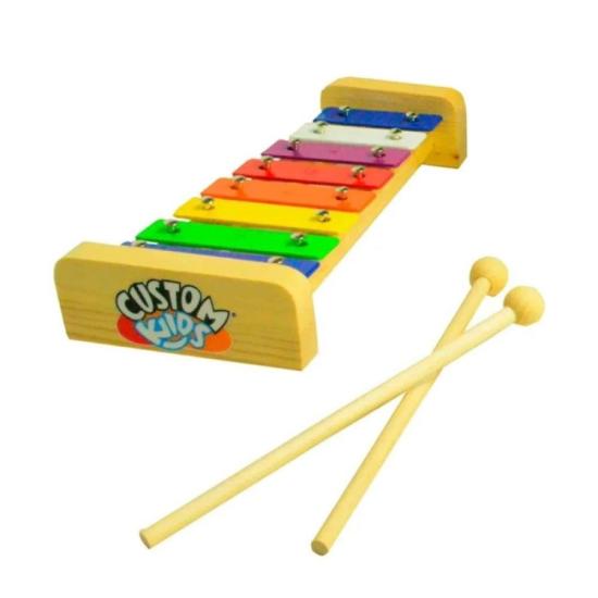 Kit Percussão Infantil Custom Sound Kids CKPK 4T por 149,00 à vista no boleto/pix ou parcele em até 5x sem juros. Compre na loja Mundomax!