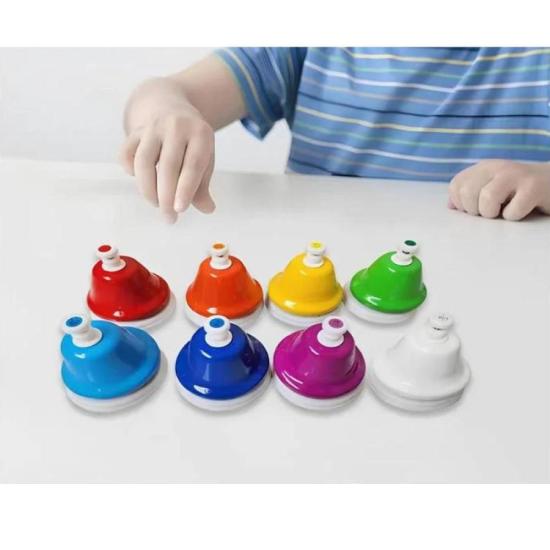 Sinos De Mão 8 Tons Custom Sound Kids CKSI 8 por 319,00 à vista no boleto/pix ou parcele em até 10x sem juros. Compre na loja Mundomax!